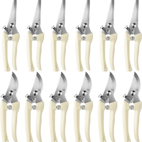 12 Pcs Garden Shears Flower Scissors Pruning Shears
