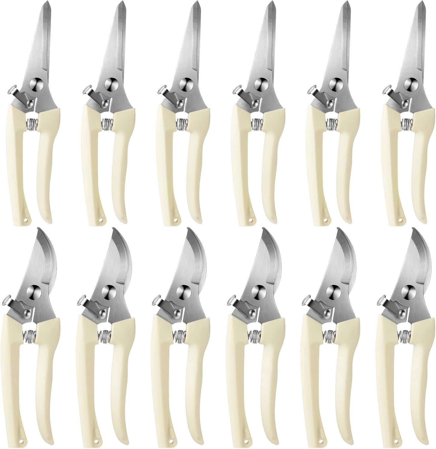 12 Pcs Garden Shears Flower Scissors Pruning Shears