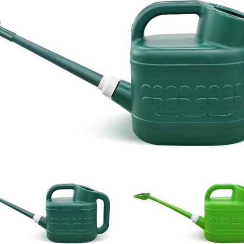 Watering Can for Outdoor Plants with Removable Long Spout and Sprinkler Head