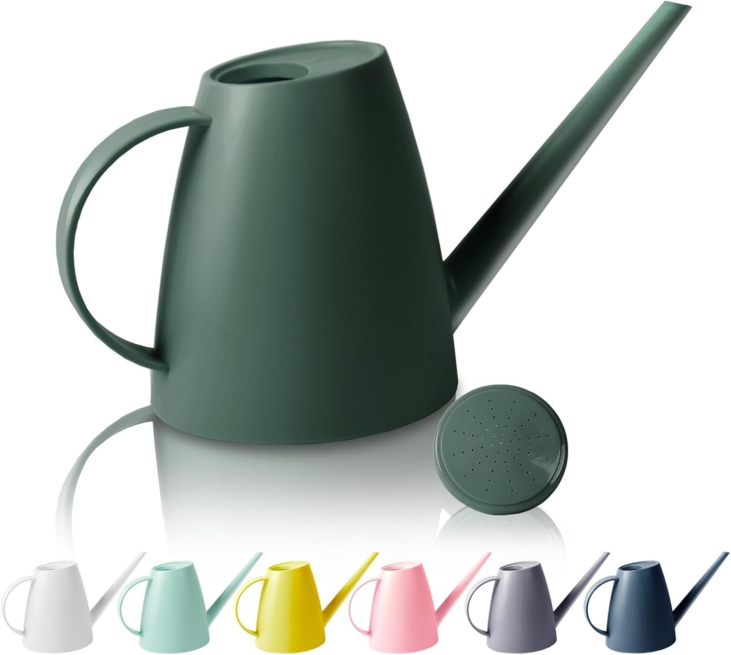 Watering Can for Indoor Outdoor Plants with Removable Nozzle and Long Spout