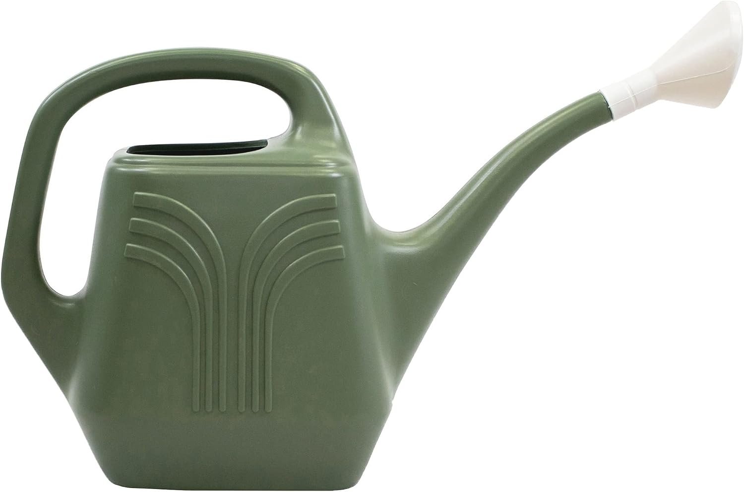 Watering Can with Removable Nozzle Spout Two Handles Wide Mouth for Indoor and Outdoor Use