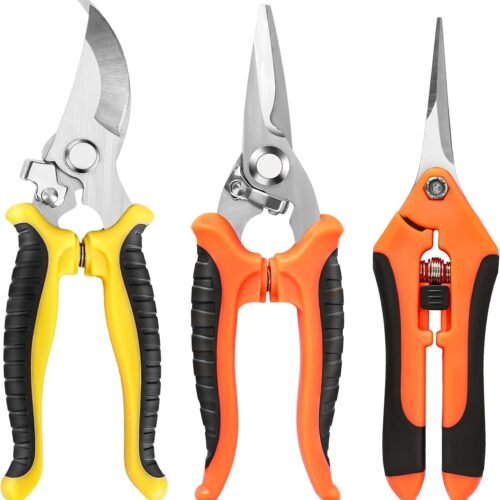 3 Pack Stainless Steel Pruning Shears